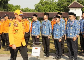 Pj Bupati Tangerang Gelar Apel Siaga Hadapi 8 Potensi Ancaman Bencana