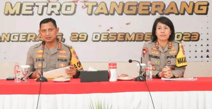 Kasus Kejahatan Turun 5,4 Persen di Wilayah Hukum Polres Metro Tangerang Kota