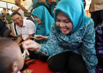 Percepatan Penanganan Stunting, TP PKK Provinsi Banten dan TP PKK Pusat Tinjau Program Pemberian Makanan Tambahan