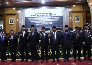 Hasil PAW, Tiga Anggota DPRD Kabupaten Serang Periode 2019-2024 Diresmikan