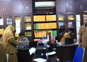 BKPSDM Kabupaten Serang Sidak Pegawai di Hari Pertama Kerja Tahun 2024