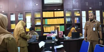 BKPSDM Kabupaten Serang Sidak Pegawai di Hari Pertama Kerja Tahun 2024