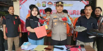 Polsek Karawaci Ringkus 4 Pelaku Curanmor dan Penadah