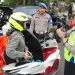 Polrestro Tangerang Kota Kandangkan 81 Motor Berknalpot Brong