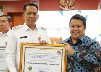 Enam OPD Pemda Kabupaten Tangerang Raih Predikat A Kualitas Tertinggi Kepatuhan Penyelenggaraan Pelayanan Publik