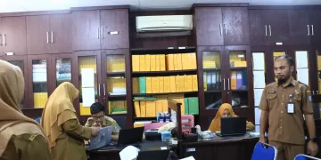 Sidak, BKPSDM Pastikan Pegawai Pemkab Serang 100 Persen Masuk Kerja