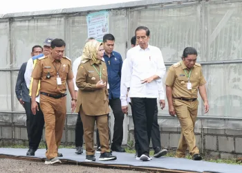 Pj Gubernur Banten Al Muktabar Dampingi Presiden Jokowi Tinjau Realisasi Dana Desa