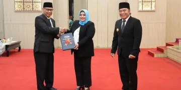 Pj Gubernur Al Muktabar Kukuhkan Kepala Perwakilan BPKP Provinsi Banten