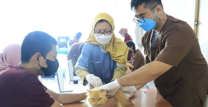 Pemkot Tangerang Cegah Rabies Dengan Gratiskan Vaksinasi Hewan Peliharaan