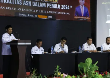 Bakesbangpol Kabupaten Serang Sosialisasikan Netralitas ASN di Pemilu 2024