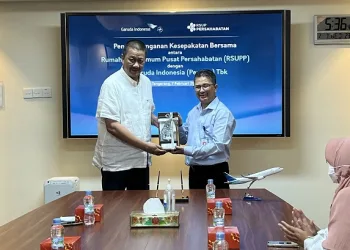 Garuda Indonesia dan RSUP Persahabatan Jalin Kerja Sama