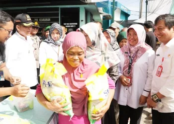 Pemda Kabupaten Tangerang Gelar Operasi Pasar Beras Murah di Pasar Sentiong Balaraja