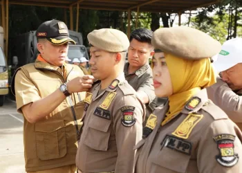 Pj Bupati Tangerang Pimpin Apel Pergeseran Pasukan Pengamanan Pemilu