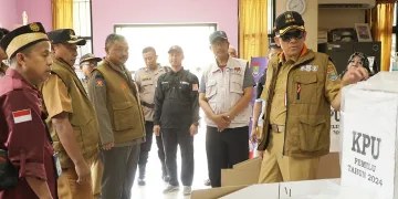 Pj Bupati Tangerang Cek Kesiapan Logistik Pemilu di Curug, Balaraja dan Sepatan