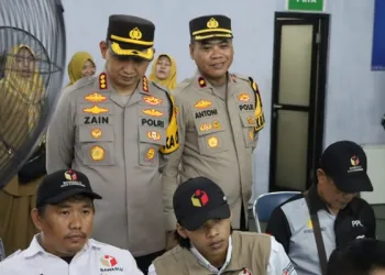 Polres Metro Tangerang Kota Pantau Rekapitulasi Penghitungan Suara Pemilu Tingkat PPK
