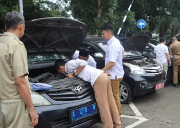 BPKAD dan BPK RI Periksa Ribuan Kendaraan Dinas Pemkab Tangerang
