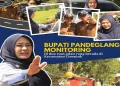 Bupati Pandeglang Monitoring di dua ruas jalan yang berada di kecamatan cimanuk