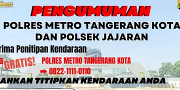 Polres Metro Tangerang Kota  Buka Layanan Titipan Kendaraan Gratis Selama Musim Mudik Lebaran