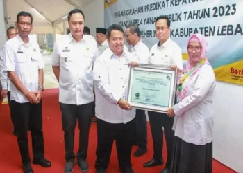 Pemkab Lebak Terima Anugerah Predikat Kepatuhan Penyelenggaraan Pelayanan Publik Tahun 2023