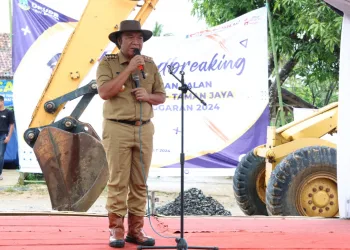 Groundbreaking Pembangunan Ruas Jalan Sumur – Taman Jaya Kabupaten Pandeglang