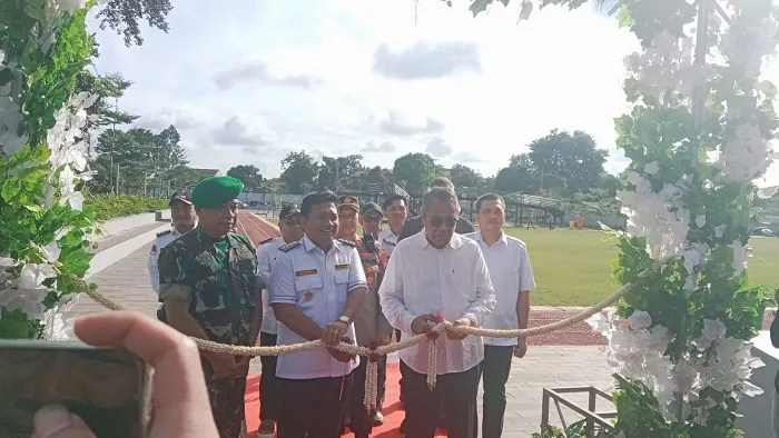 Pembangunan Alun-alun Kecamatan Pondok Aren Senilai Rp 7 Miliar Rampung
