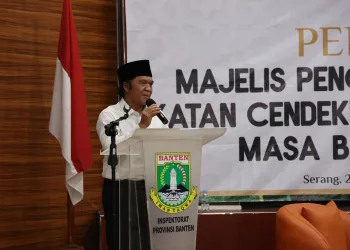 Pj Gubernur Al Muktabar Hadiri Pelantikan MPW ICMI Banten 2024-2029