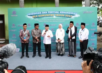 Dampingi Wapres Resmikan BLK Komunitas, Pj Gubernur Al Muktabar: Pesantren Berperan Penting Entaskan Pengangguran