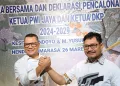 Kesit Budi Handoyo dan Yusuf Muhamad Said Deklarasi Siap Pimpin PWI Jaya 2024-2029