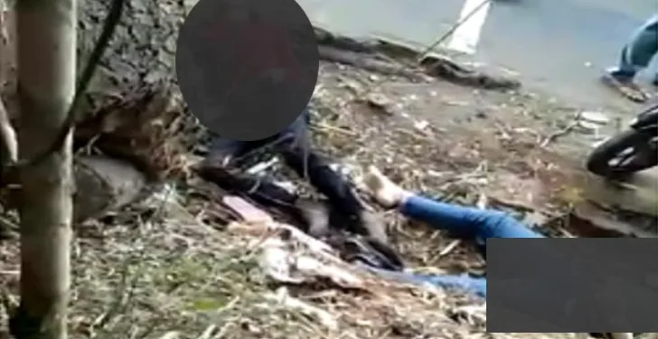 Bertengkar Saat Berkendara Motor, Sepasang Pria dan Wanita Tewas Tabrak Pohon di Ciputat Tangsel