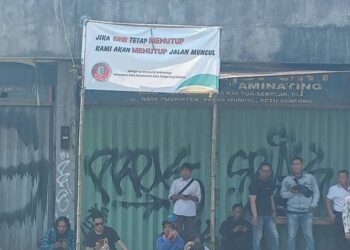 Warga Ancam Tutup Jalan Muncul Menuju BRIN Jika Jalan Puspiptek Tetap Ditutup