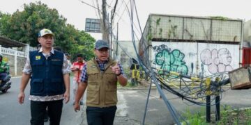 Masa Jabatan Wali Kota dan Wakil Wali Kota Tangsel Mau Habis, Kabel Fiber Optik Kian Semrawut