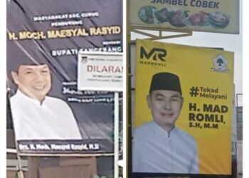 APK Balon Bupati dan Wali Kota Tangerang Marak Satpol PP Tidak Bisa Bertindak