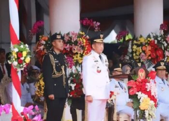 Pj. Bupati Lebak Hadiri Upacara peringatan Hari Otonomi Daerah XXVIII Tahun 2024