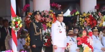 Pj. Bupati Lebak Hadiri Upacara peringatan Hari Otonomi Daerah XXVIII Tahun 2024