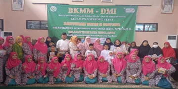 Senyum Cerah Yatim Piatu di Bulan Suci, PT Indah Kiat Tebar Kebaikan di Serpong Utara