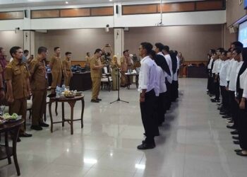 Pj. Bupati Lebak Kukuhkan Kepengurusan Forum Komunikasi Masyarakat Siaga Bencana