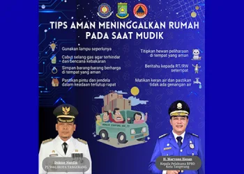 BPBD Kota Tangerang Berikan Tips Aman Meninggalkan Rumah Pada Saat Mudik Idul Fitri