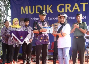 Ribuan Pemudik Meluncur ke Kampung Halaman Lewat Mudik Gratis Pemkab Tangerang