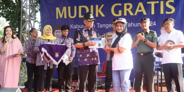 Ribuan Pemudik Meluncur ke Kampung Halaman Lewat Mudik Gratis Pemkab Tangerang