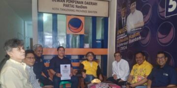 Sachrudin Daftar ke Nasdem Maju di Pilkada Kota Tangerang 2024