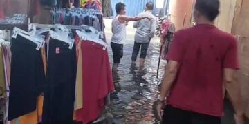 Lokasi Relokasi Pedagang Pasar Anyar Kota Tangerang Banjir, Ratusan Pedagang Panik