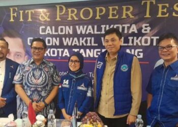 Empat Balon Wali Kota Tangerang Ikuti Fit And Proper Test Partai Demokrat