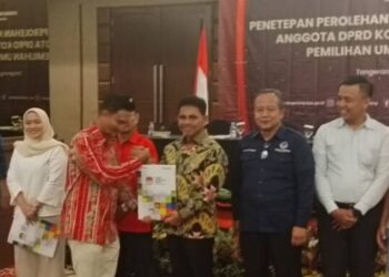 KPU Tetapkan 50 Anggota DPRD Kota Tangerang Terpilih Periode 2024-2029