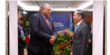 Jokowi Tekankan Hal Ini Saat Bertemu Presiden Fiji di KTT World Water Forum Bali