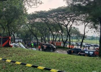 Pesawat Jatuh di Sunburst BSD Serpong Telan Tiga Korban Jiwa, RS Polri: Identifikasi Tunggu Persetujuan Keluarga