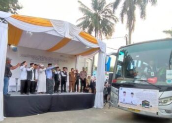 Jamaah Haji Tangsel Kloter 24 Diberangkatkan ke Tanah Suci