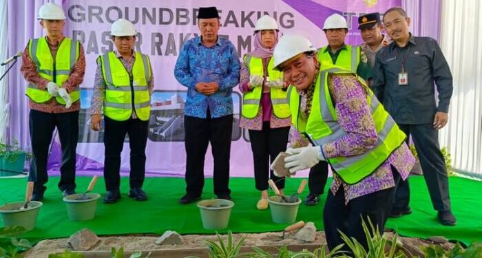 Revitalisasi Pasar Rakyat Mauk Tangerang Dimulai, Dibangun Dua Lantai