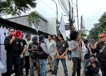 Jurnalis Tangsel Demo Tolak RUU Penyiaran, Desak DPRD Sampaikan Aspirasi