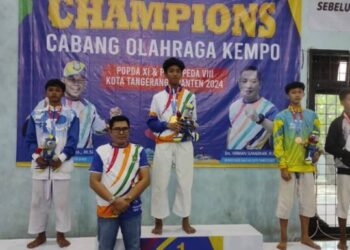 POPDA ke XI Banten, Atlet Kota Tangerang Mulai Mengumpulkan Medali Emas Lewat Cabor Kempo