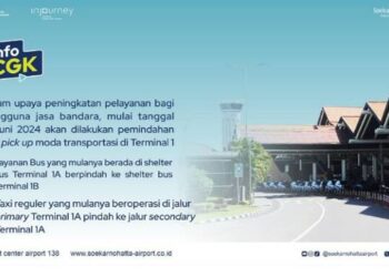 Bandara Soekarno Hatta Pindahkan Layanan Transportasi Darat di Terminal I, Begini Skemanya